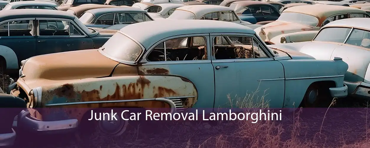 Junk Car Removal Lamborghini 