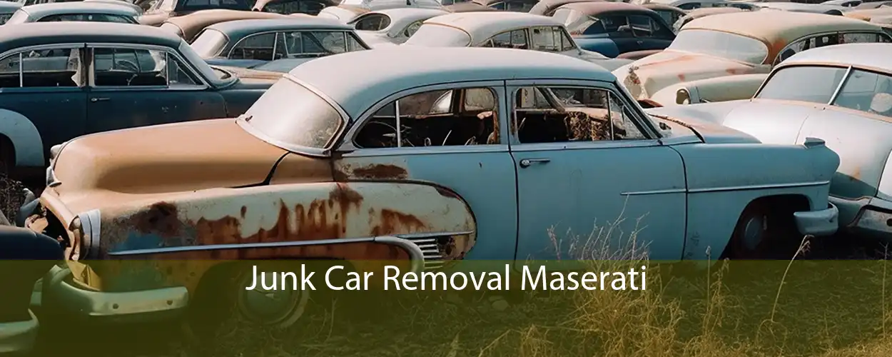 Junk Car Removal Maserati 