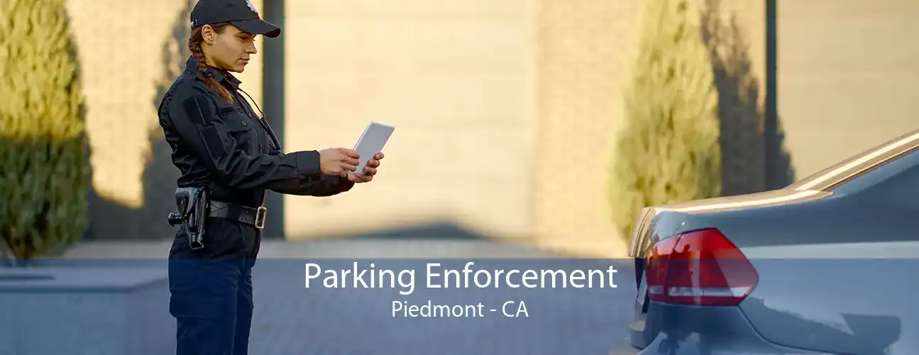 Parking Enforcement Piedmont - CA