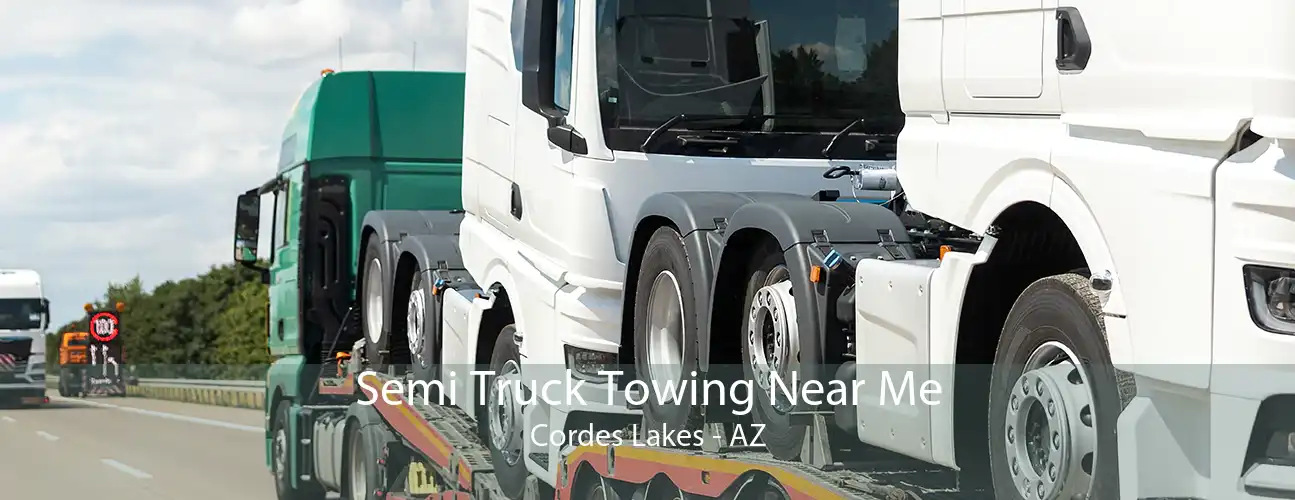 Semi Truck Towing Near Me Cordes Lakes - AZ