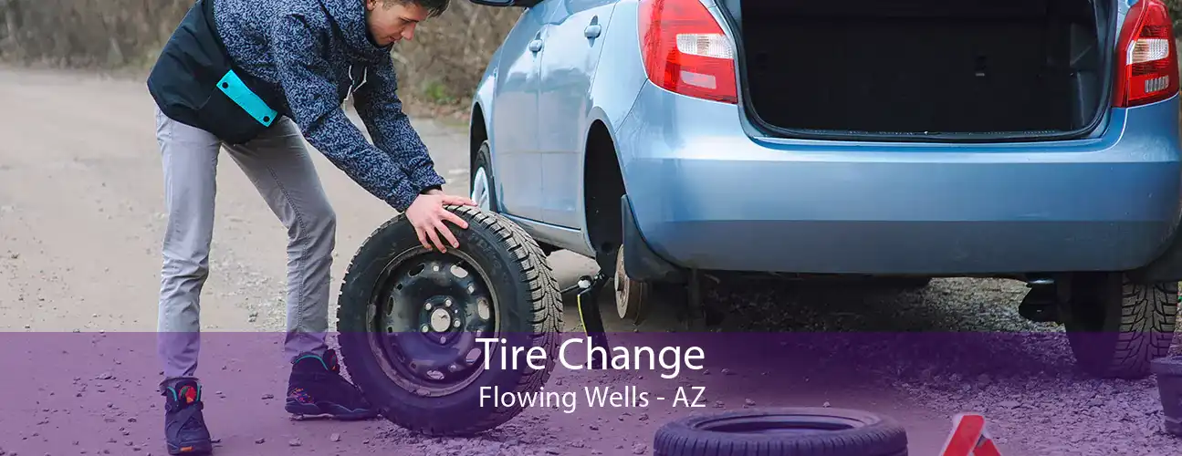 Tire Change Flowing Wells - AZ