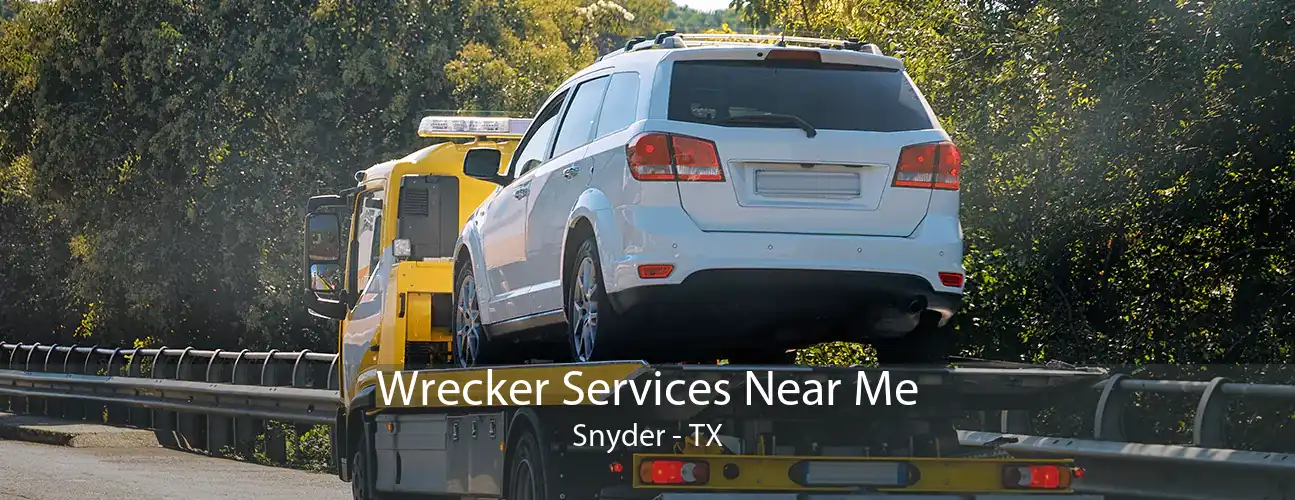 Wrecker Services Near Me Snyder - TX