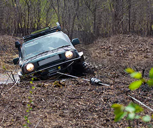 Tow Truck Winching in Stony Brook University