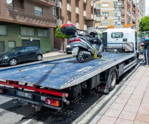 Motorcycle Towing Trailer in Stony Brook University, NY